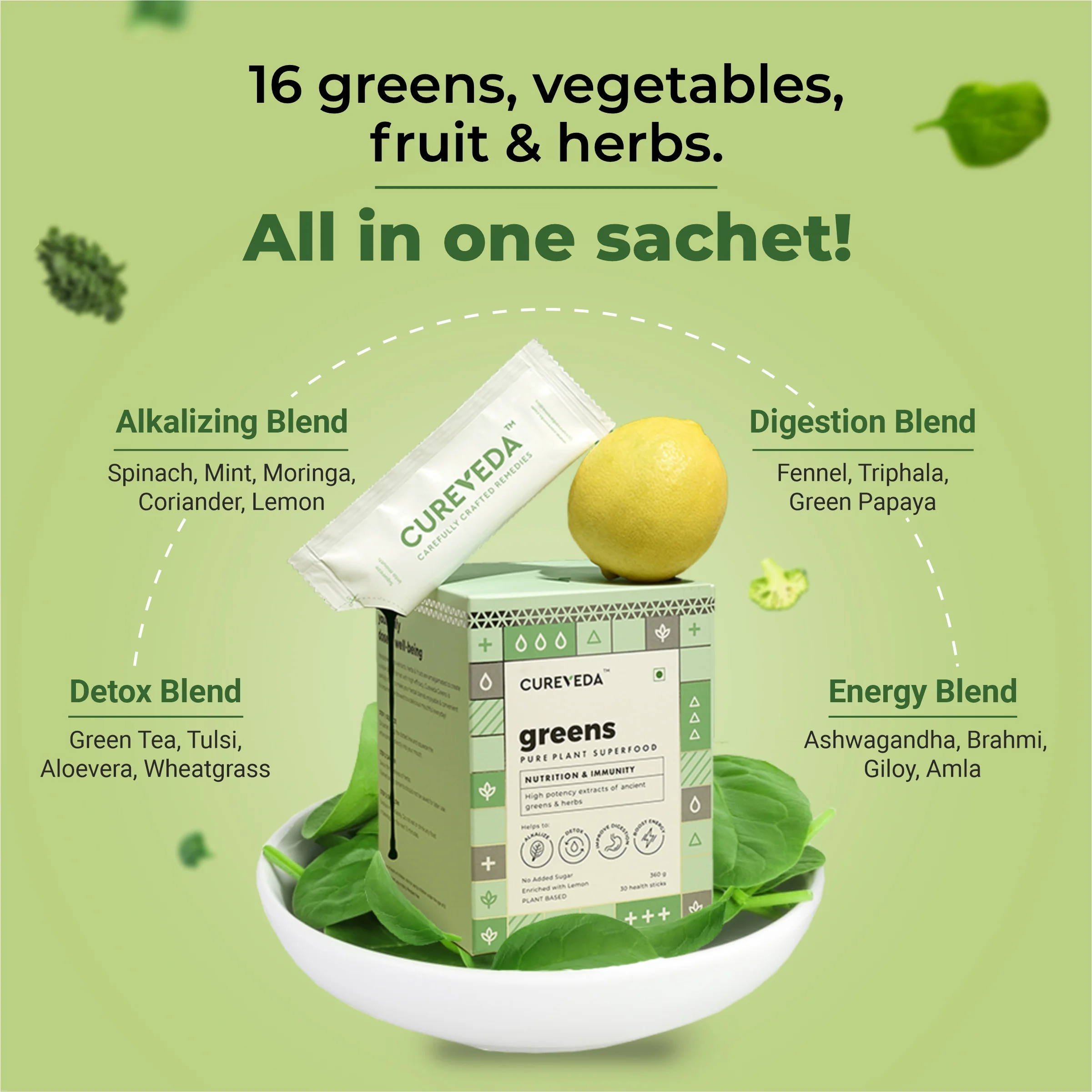 Cureveda Greens - Pure Plant Superfood - Image 4