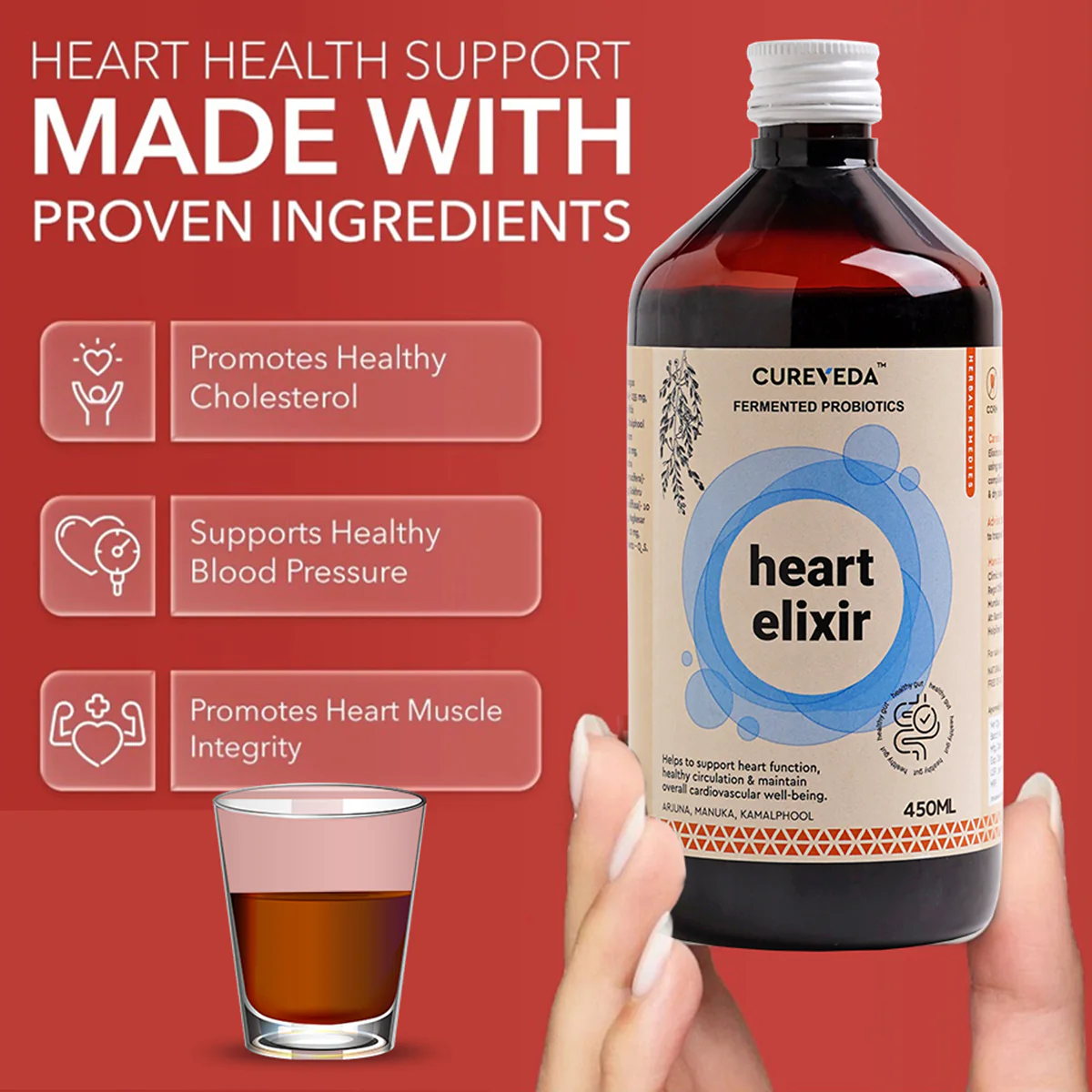 Cureveda Heart Elixir with Fermented Probiotics - Image 5