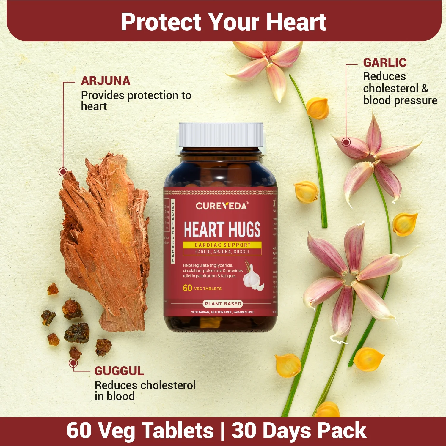 Cureveda Heart Hugs for Healthy Circulation - Image 3