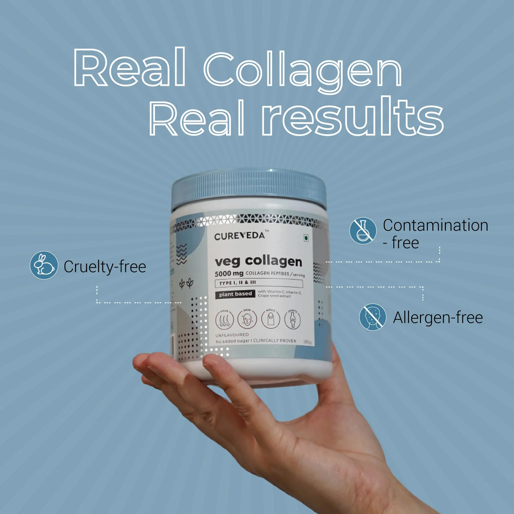 Cureveda Veg Collagen Peptides - Image 6